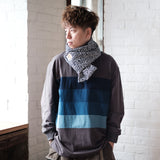 (YA465) Pattern Padding Scarf