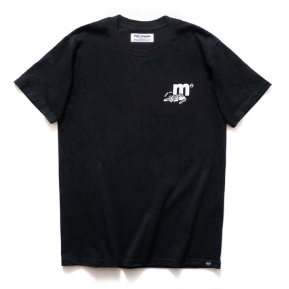 (EMT082) 自訂字母灰色虎紋小貓圖案Tee