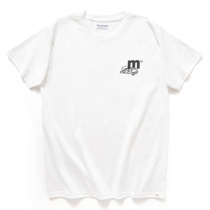 (EMT082) 自訂字母灰色虎紋小貓圖案Tee