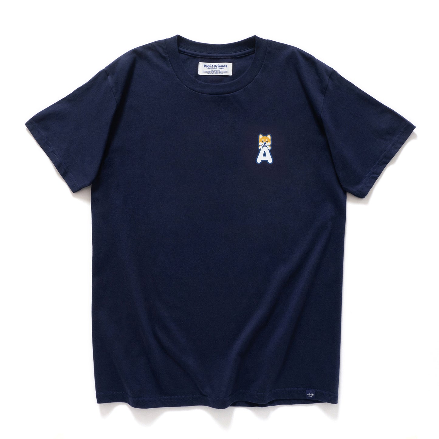 (EMT085) 自訂字母怕醜P仔圖案Tee