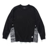 (EX274) Paisley Patchwork Long Sleeve Tee