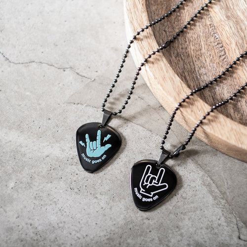 (EX373) Music Goes On Necklace