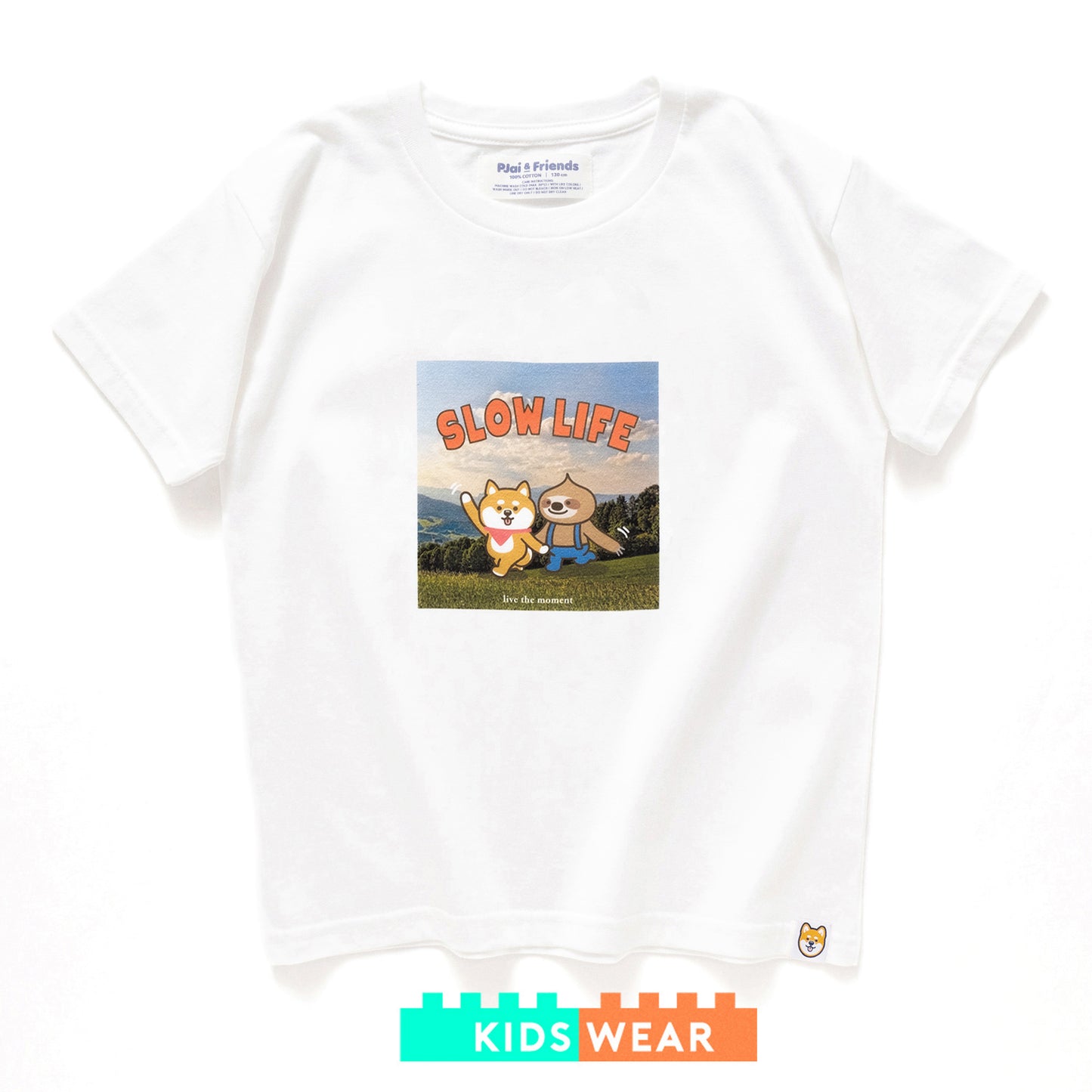 (ZT1119) 童裝 Slow Life 相片印花 Tee
