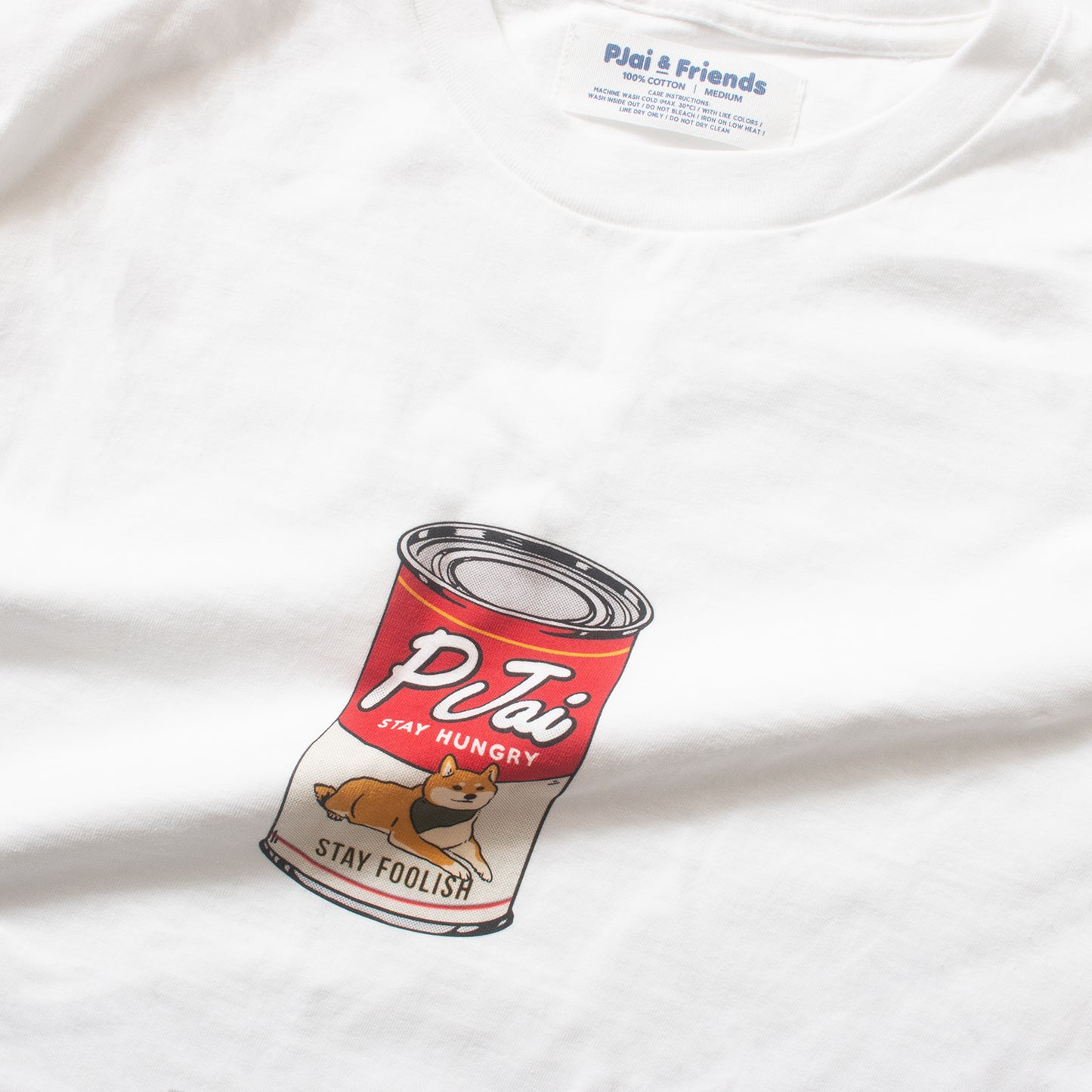 (ZT704) P仔罐頭湯圖案Tee