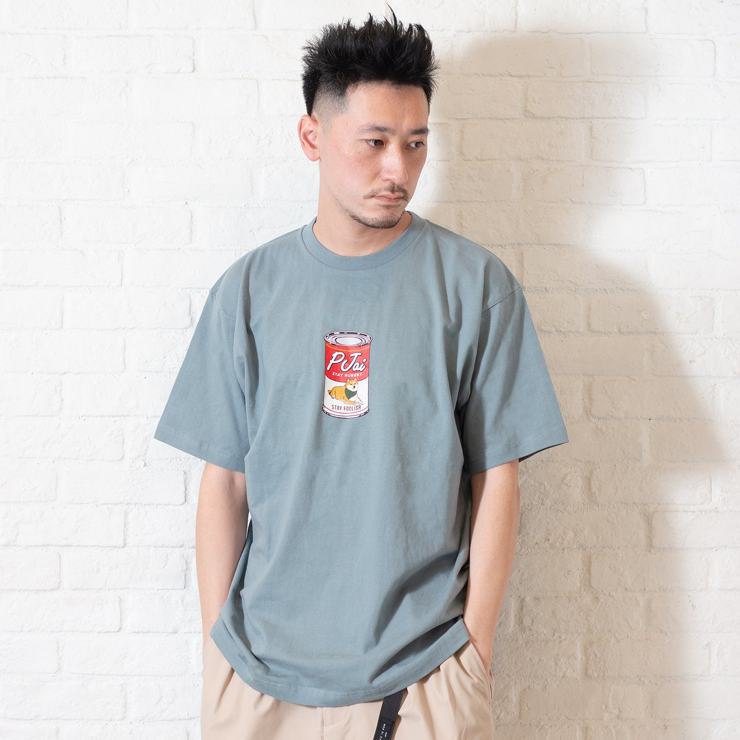 (ZT704) P仔罐頭湯圖案Tee