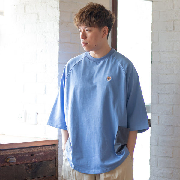 (YT640) Cropped Sleeve Raglan Tee
