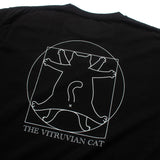 (ZT749) The Vitruvian Cat Graphic Tee