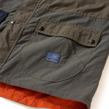(JK257) Colorblock Two Face Jacket