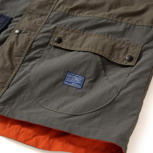 (JK257) Colorblock Two Face Jacket