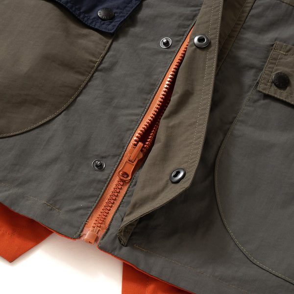 (JK257) Colorblock Two Face Jacket