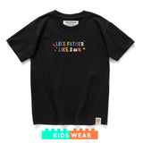 (ZT759) Kids Like Father Like Son Graphic Tee