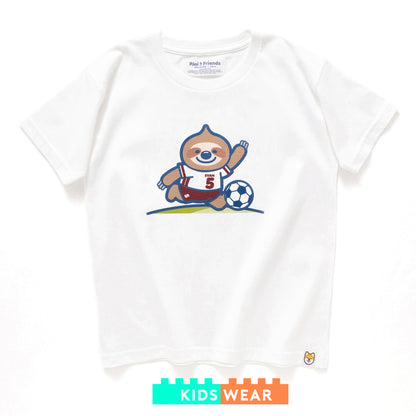 (EMT106) 童裝自訂號碼Evan足球圖案Tee