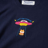 (ZT677) Kids Let's Be Friends Graphic Tee