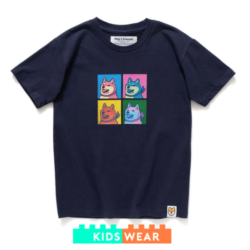 (ZT702) Kids Pop Art Graphic Tee