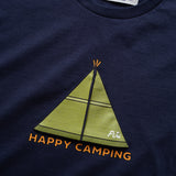 (ZT895) Kids Happy Camping Graphic Tee