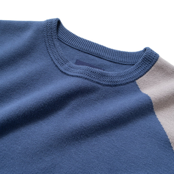 (KN059) Colorblock Knit Pullover