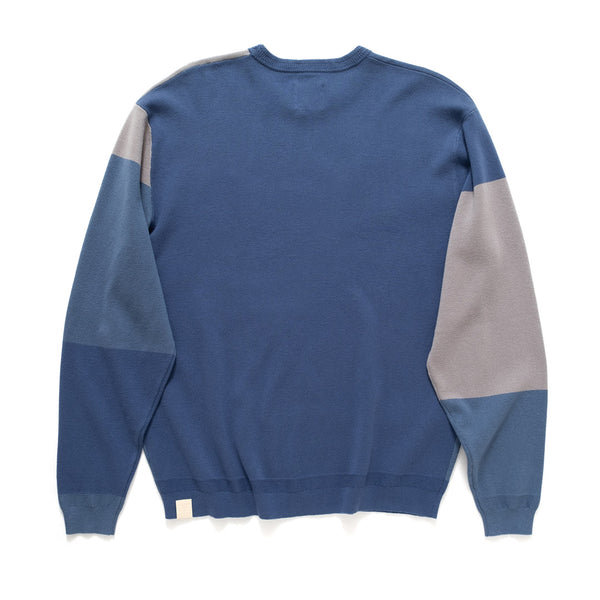 (KN059) Colorblock Knit Pullover