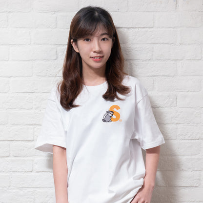 (EMT052) 自訂字母史納莎圖案Tee