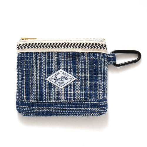 (YB362) Indigo Pattern Coins Bag