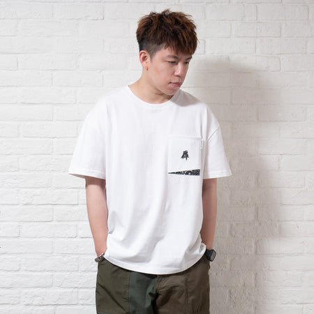 (EX271) Patchwork Photo Print Oversize Tee