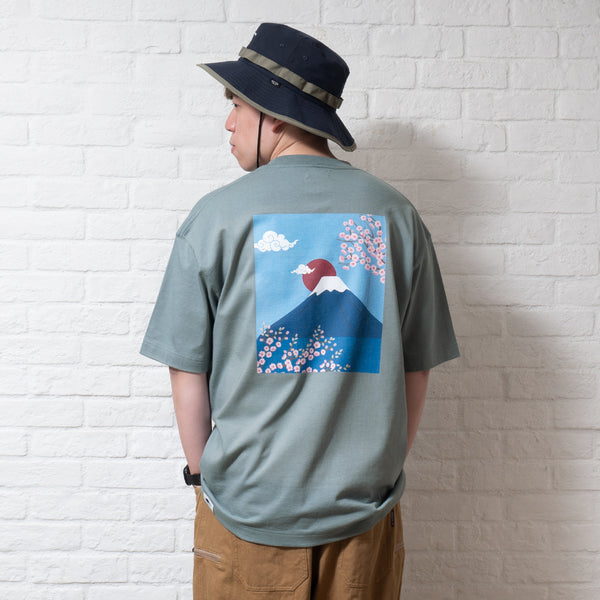 (ZT660) Fujisan Graphic Pocket Tee