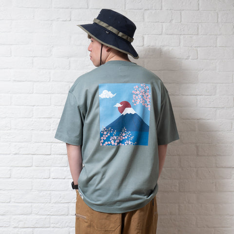 ZT660) Fujisan Graphic Pocket Tee – ad-lib