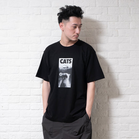 (ZT1407) Advisory CATS Graphic Cropped Tee