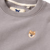 (SW220) Kids Embroidery Colorblock Sweater