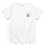 (EMT094) MYO Tabby Cat College Graphic Tee