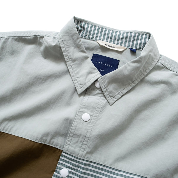 (ST199) Patchwork Shirt
