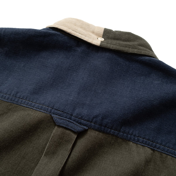 (ST213) Crazy Patch Corduroy Shirt