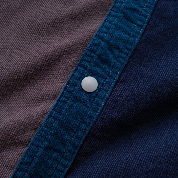(ST213) Crazy Patch Corduroy Shirt