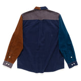 (ST213) Crazy Patch Corduroy Shirt