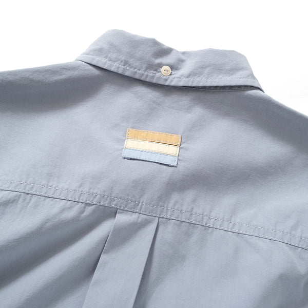 (ST259) Colorblock Trimming Shirt