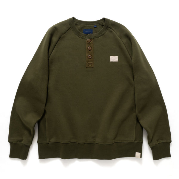 (SW219) Henley Neck Sweater