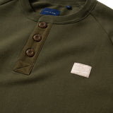 (SW219) Henley Neck Sweater