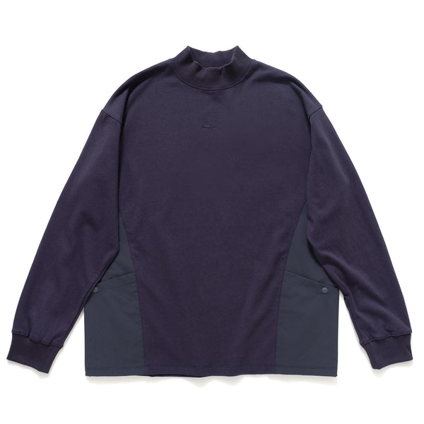 (TP436) Half Turtle Neck Long Sleeve Tee