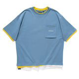 (TP520) Triple Layer Embroidery Pocket Tee