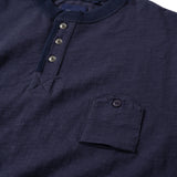 (TP549) Heavyweight Henley Neck Tee