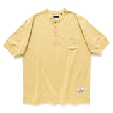 (TP549) Heavyweight Henley Neck Tee