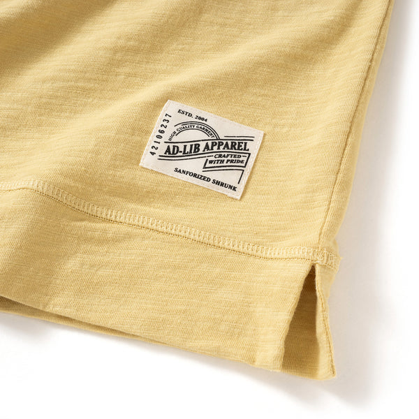 (TP549) Heavyweight Henley Neck Tee