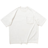 (TP573) Color Stitching Pocket Oversize Tee
