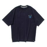 (TP578) Color Stitching Oversize Tee