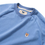 (YT640) Cropped Sleeve Raglan Tee
