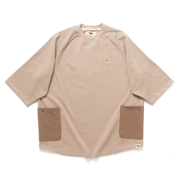 (YT640) Cropped Sleeve Raglan Tee