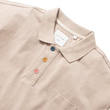 (TP591) Color Button Polo Tee