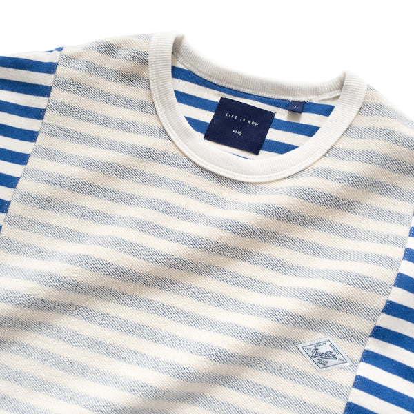 (TP646) Heavyweight Stripe Terry Tee