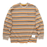 (TP738) Stripe Long Sleeve Pocket Tee