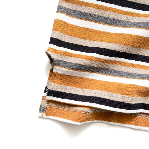 (TP738) Stripe Long Sleeve Pocket Tee