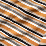(TP738) Stripe Long Sleeve Pocket Tee